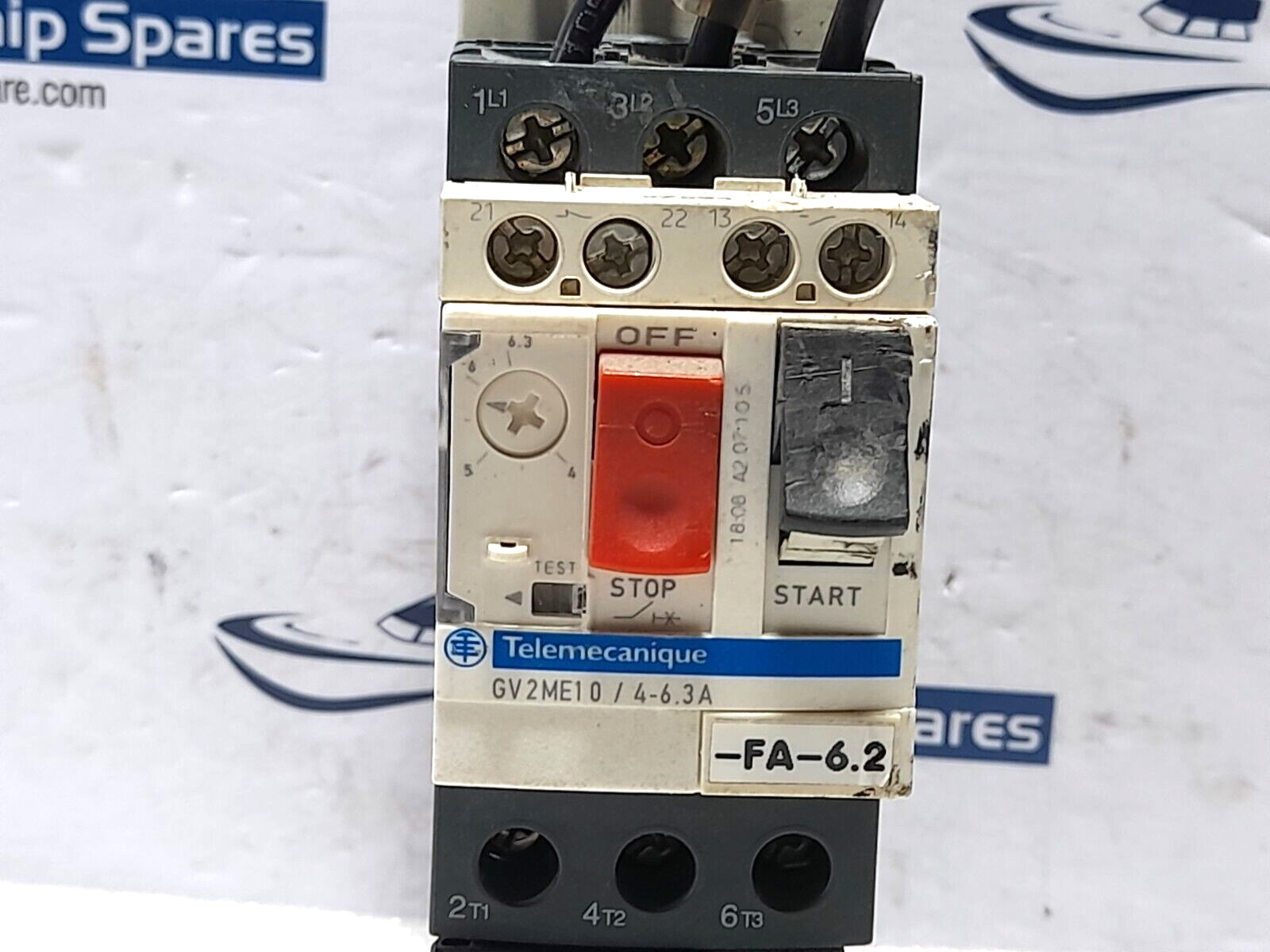 Telemecanique GV2ME10/4-6.3A Circuit Breaker With LP4K12 10BW3 Contactor 24VDC
