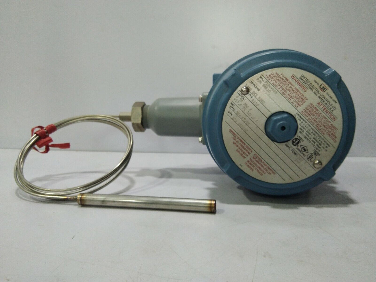 UNITED ELECTRIC F120-6BS TEMPERATURE SWITCH F1206BS P/N:86610 160F RISE 