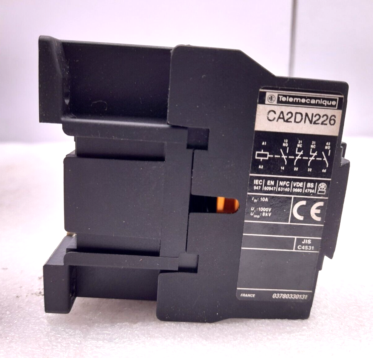 Telemecanique CA2 DN226F7 Control Relay F7 110V 50/60Hz CA2 DN CA2DN226 Ith 10A