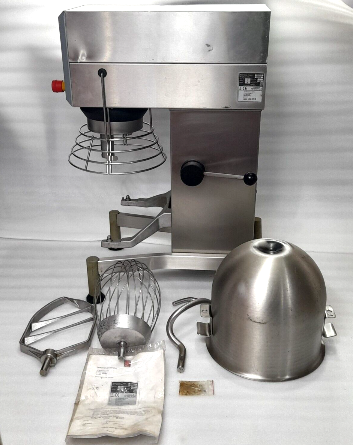 Varimixer Bear A/S Wodschow & Co. RN20/VL 2 Mixer 20008992 Motor 1.2kW 8A 1Ph 50