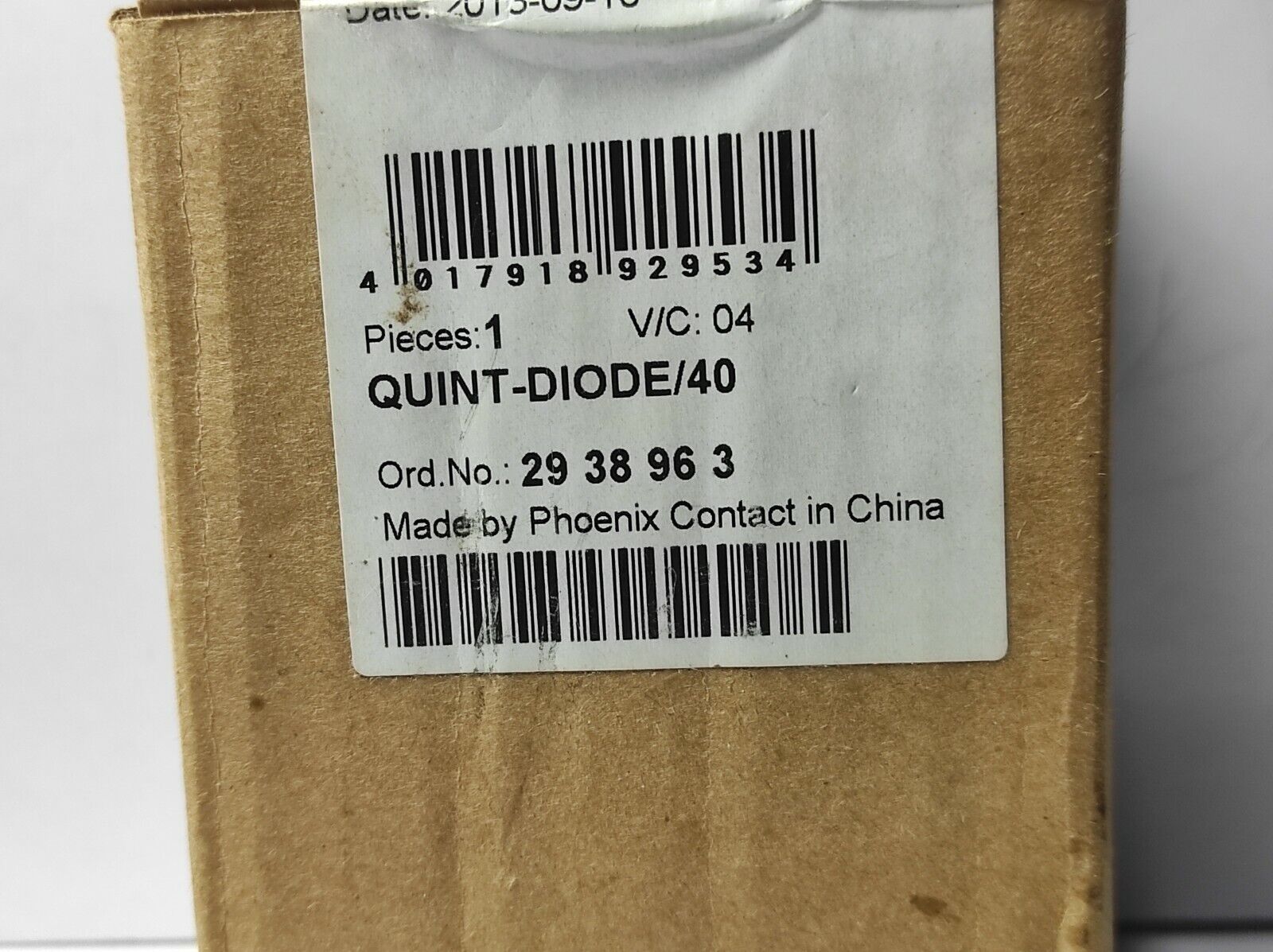 Phoenix Contact Quint-Diode/40 Quint Diode 29 38 96 3 Input 24VDC Max 30VDC