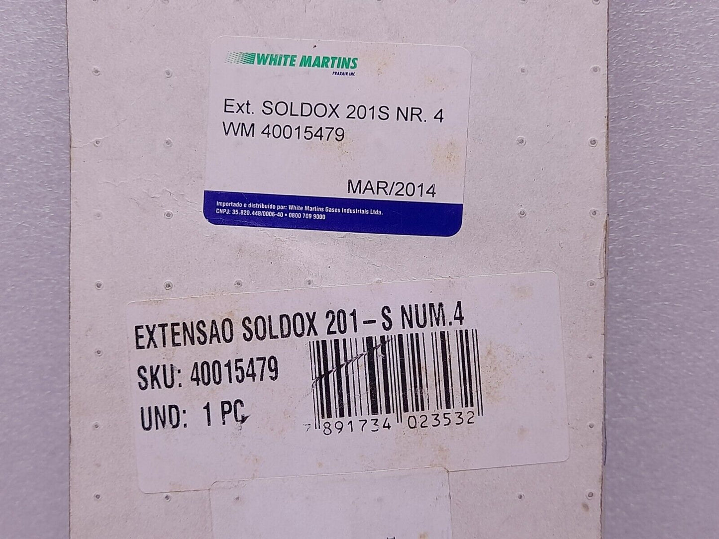 White Martins 40015479 Soldox Extension 201-S Num.4