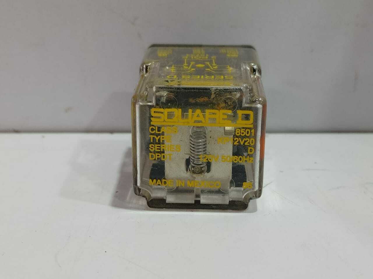 Square D 8501 KP12V20 Series D Relay DPDT 120V 50/60Hz