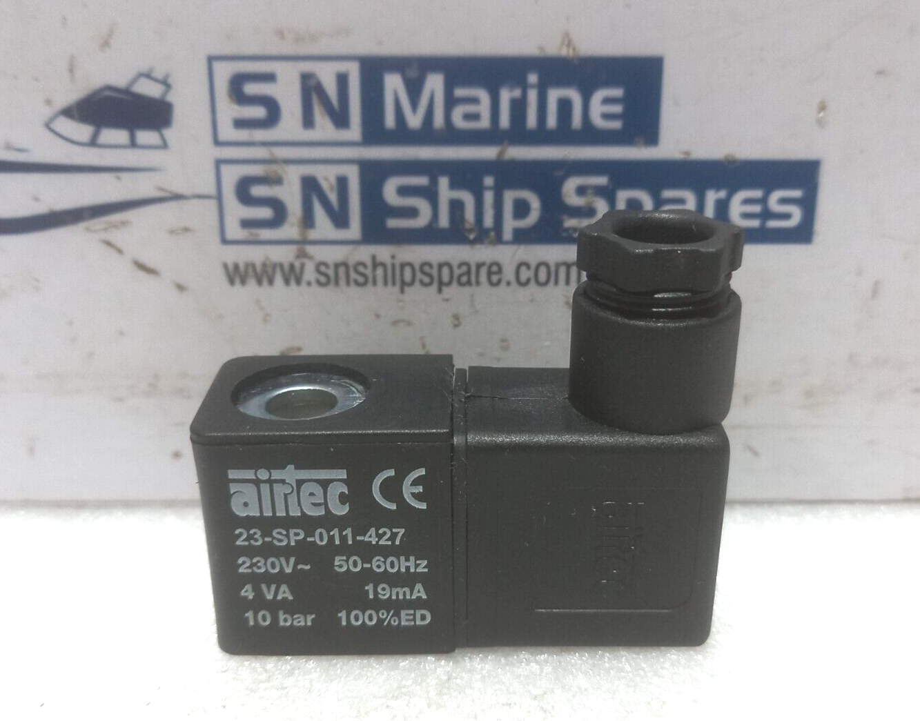 Airtec 23-SP-011-427 Solenoid Valve 230V~ 50/60Hz 4VA 19mA 10bar