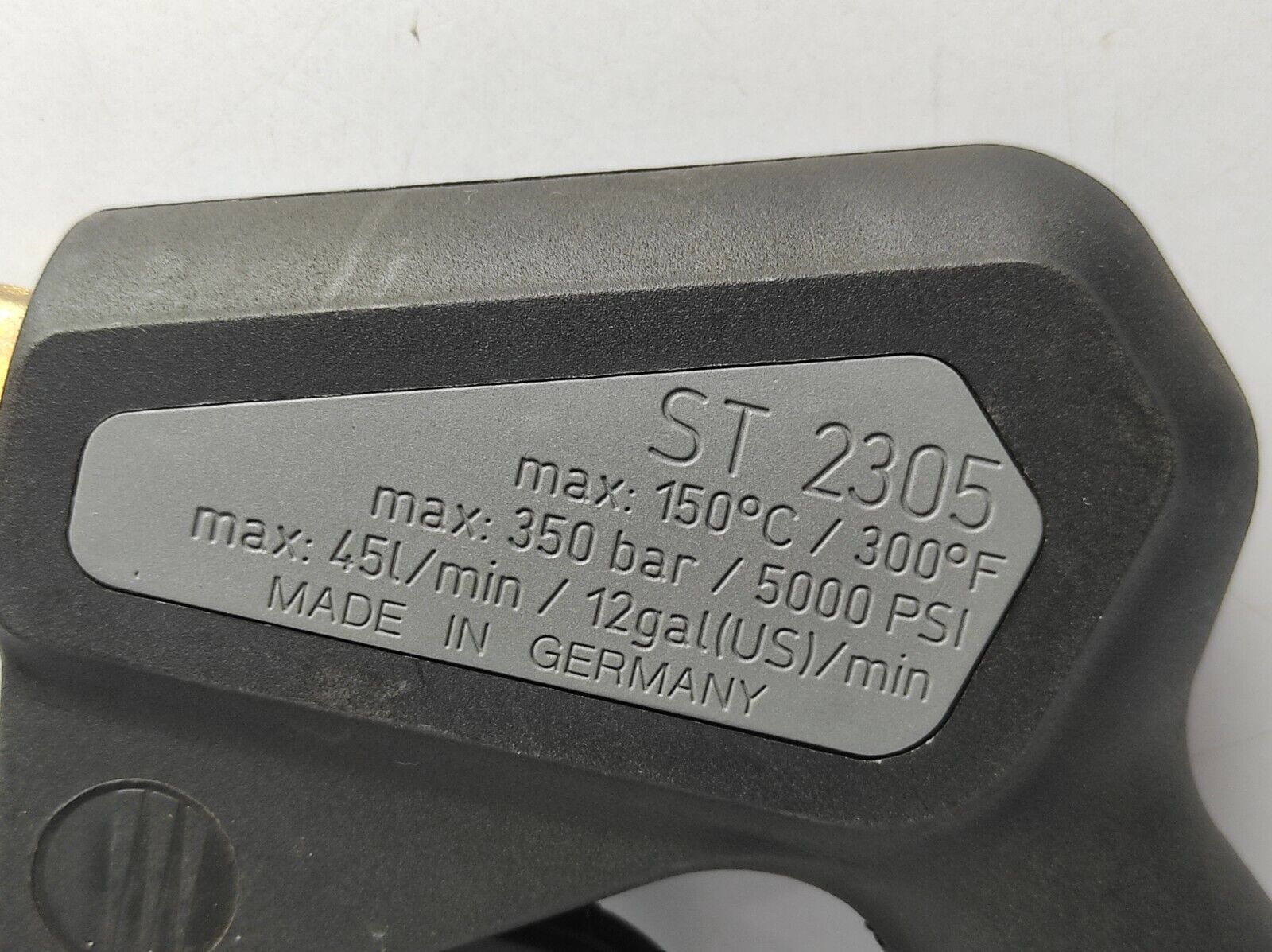 Suttner ST-2305 Pressure Washer Trigger Spray Gun Max 150°C/300°F Max 350Bar/500