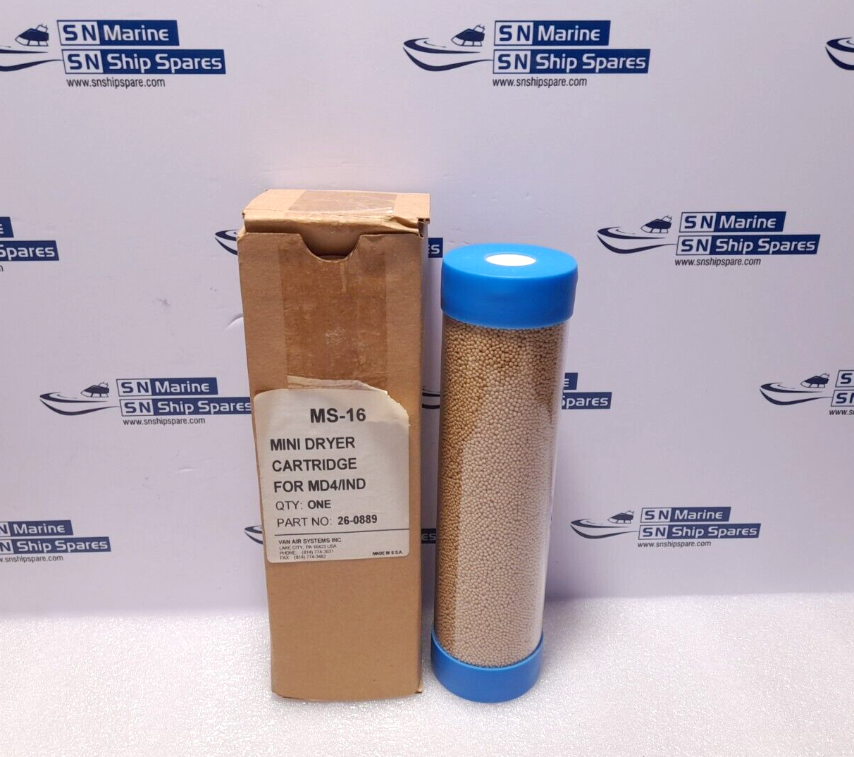 Van Air System MD-4/IND Air Dryer 38-0124 With Cartridge MS16 26-0889