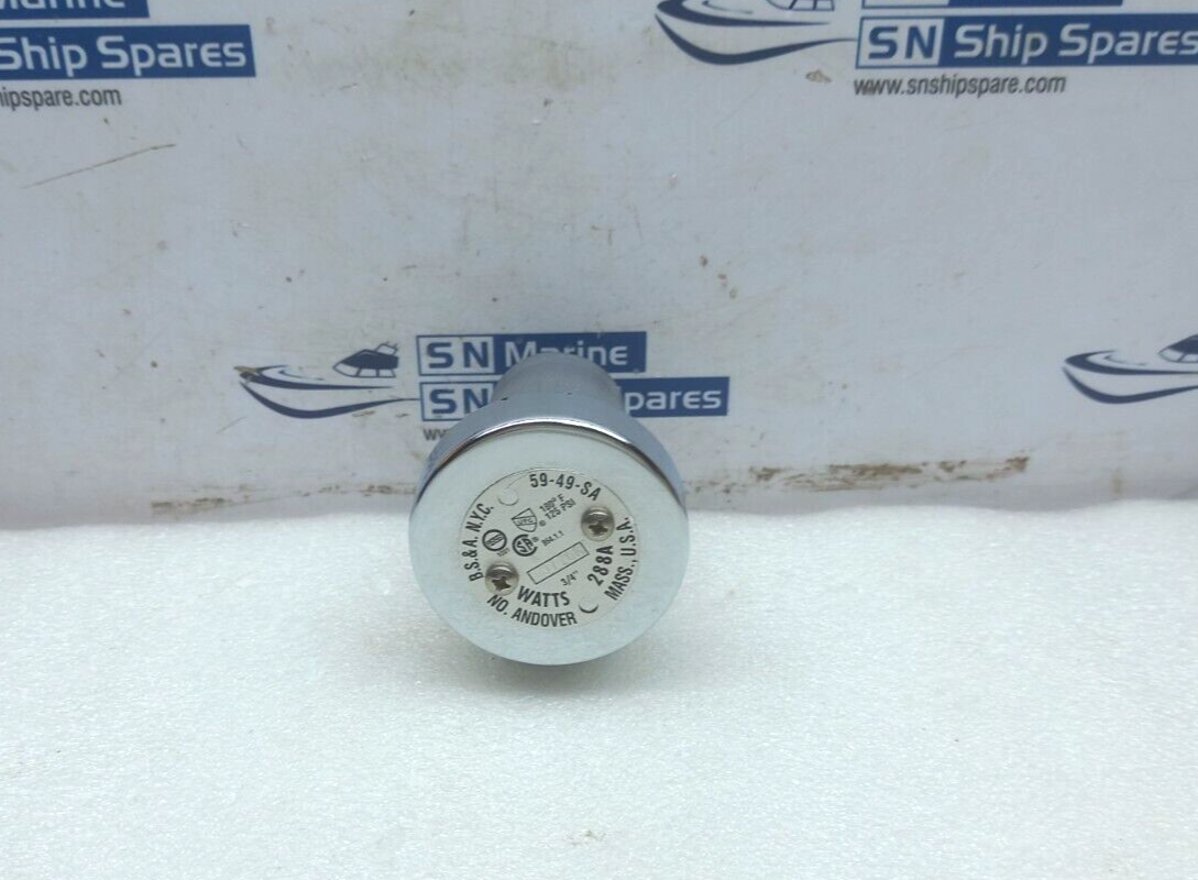 WATTS 288A Vacuum Breaker ¾ 125PSI 180F 59-49-SA Hobart 277112 0726R