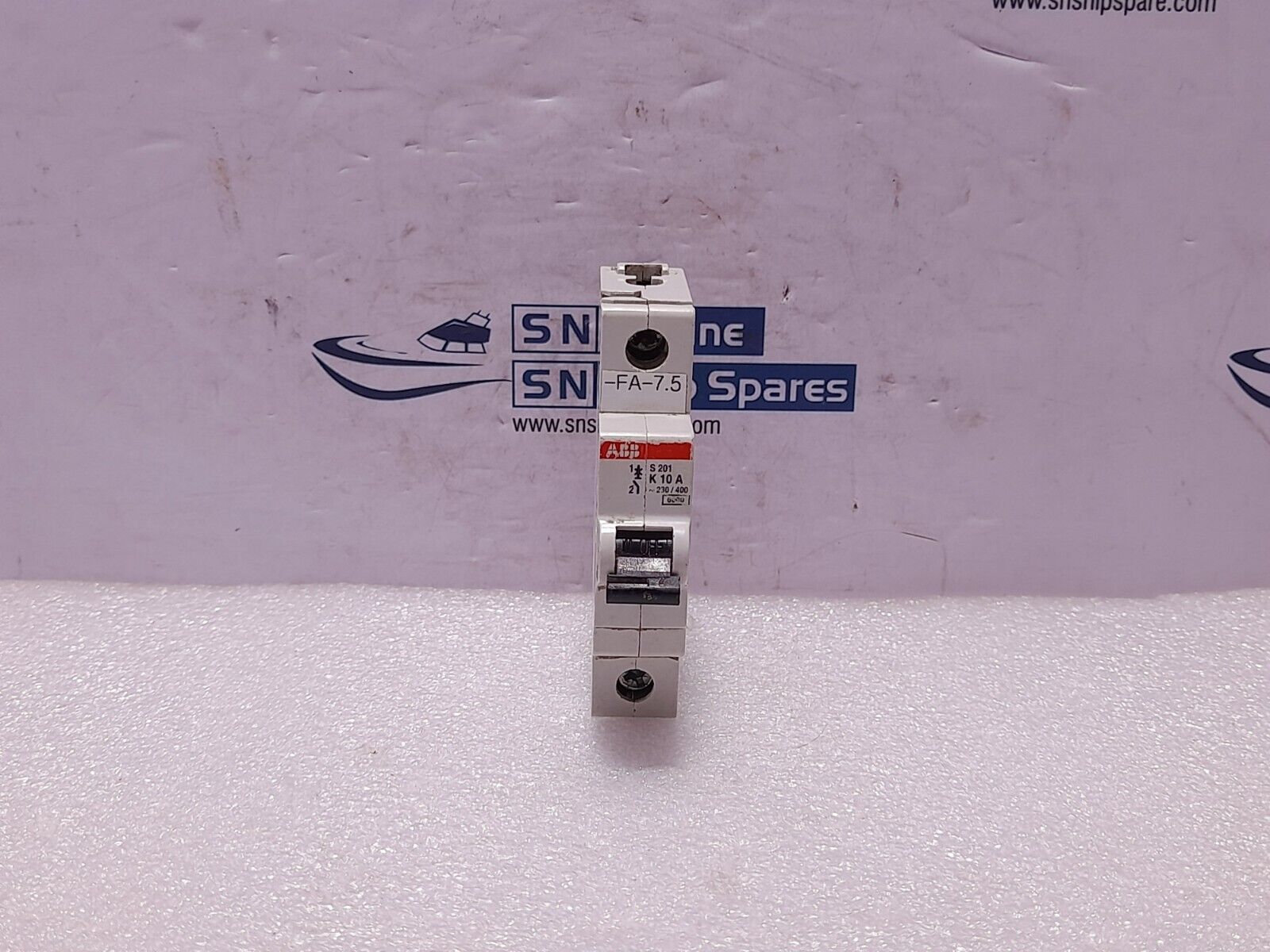 ABB S201-K10 (3PCs), S201-K6 (1PCs), S201-K4 (1PCs), Circuit Breaker - 5PCs/Lot