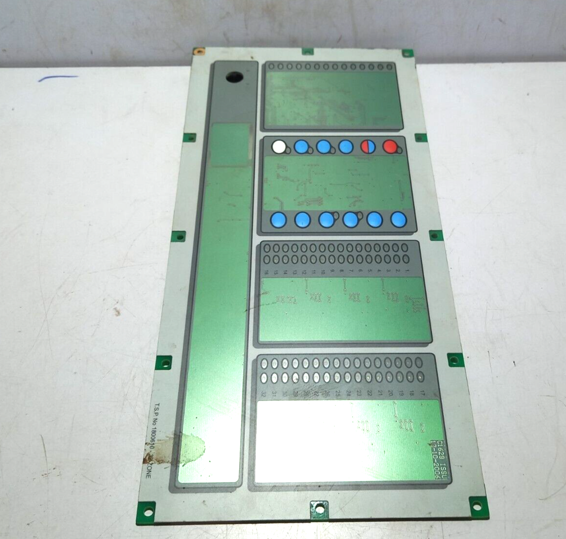 Tyco C1629 Issue 6 Display PCB T.S.P. 1800610-32