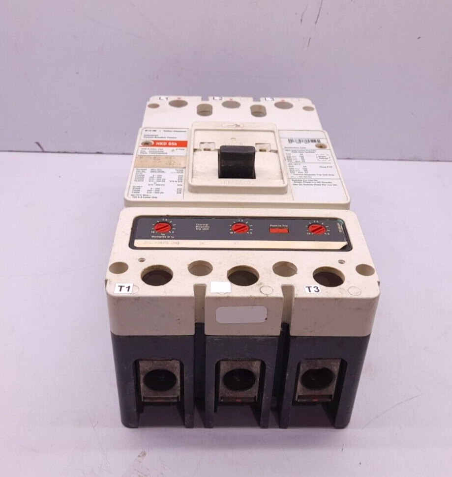 Eaton HKD3400F Circuit Breaker 1492D82G03 400A Max 3 Pole With 200A Trip Unit