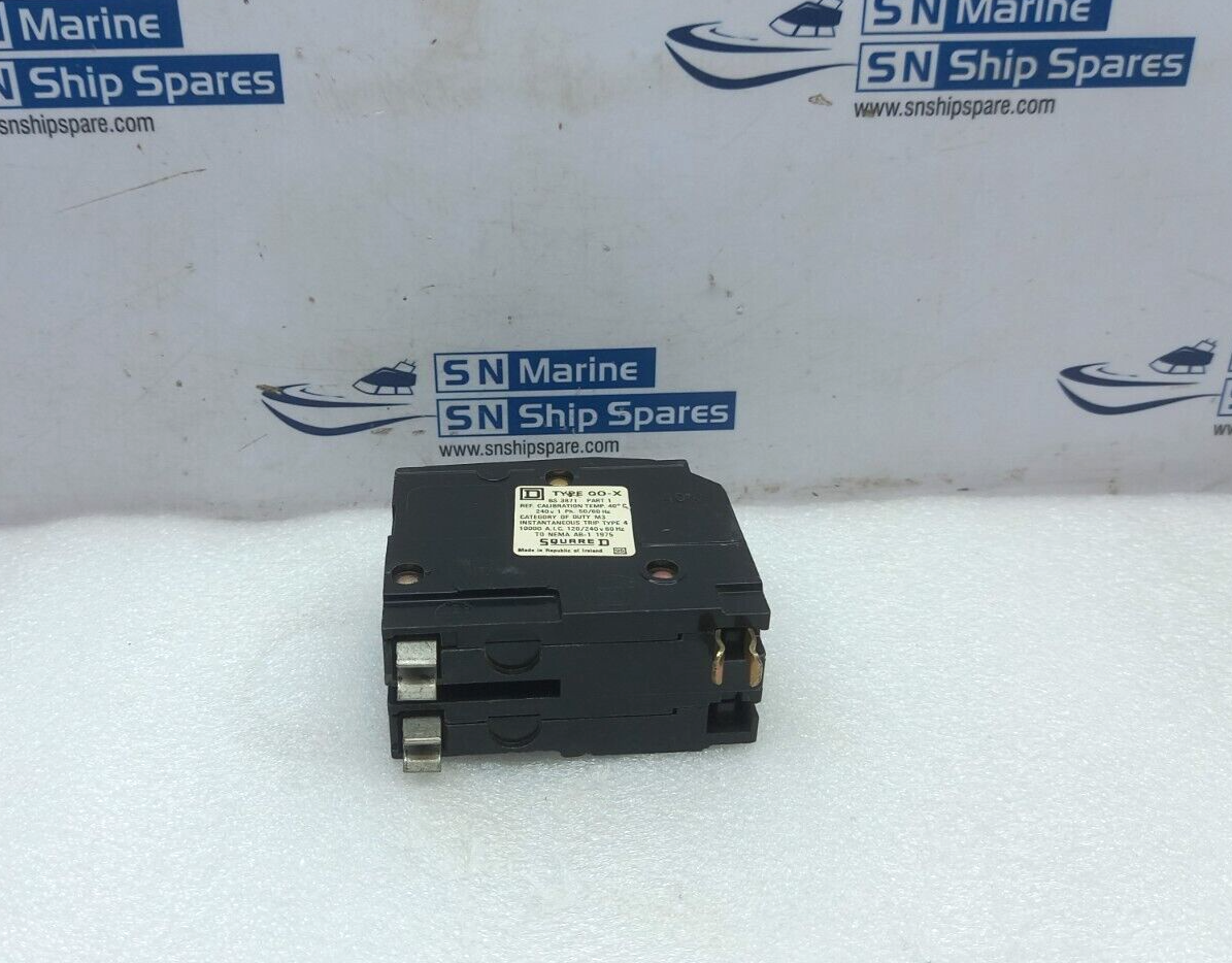 Square D Q0215 Circuit Breaker 2Pole Type: QO-X 240V 1Ph. 50/60Hz