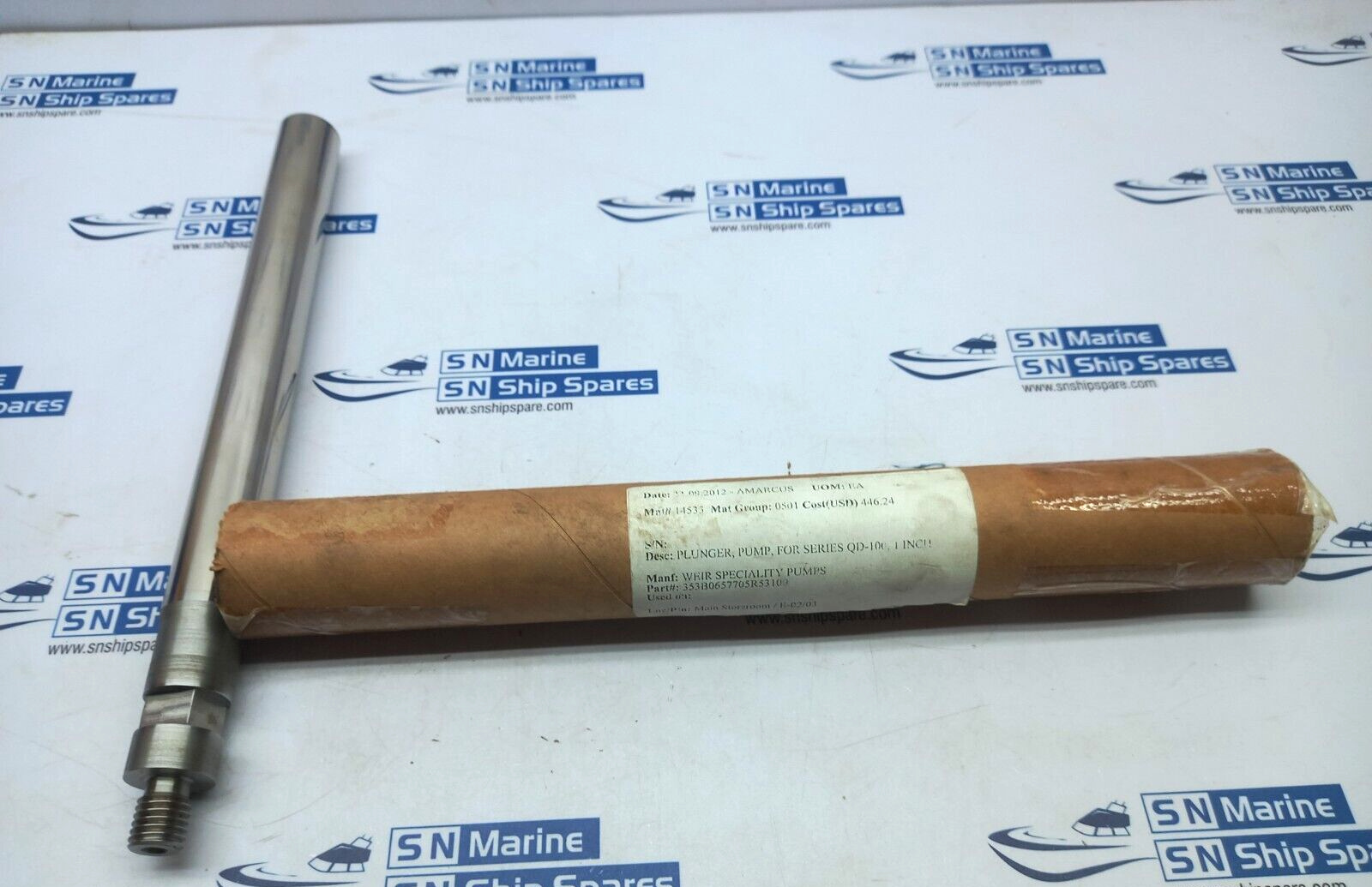 Weir Speciality Pump 353B0657705R3100 Pump Plunger For Series QD-100 1inch