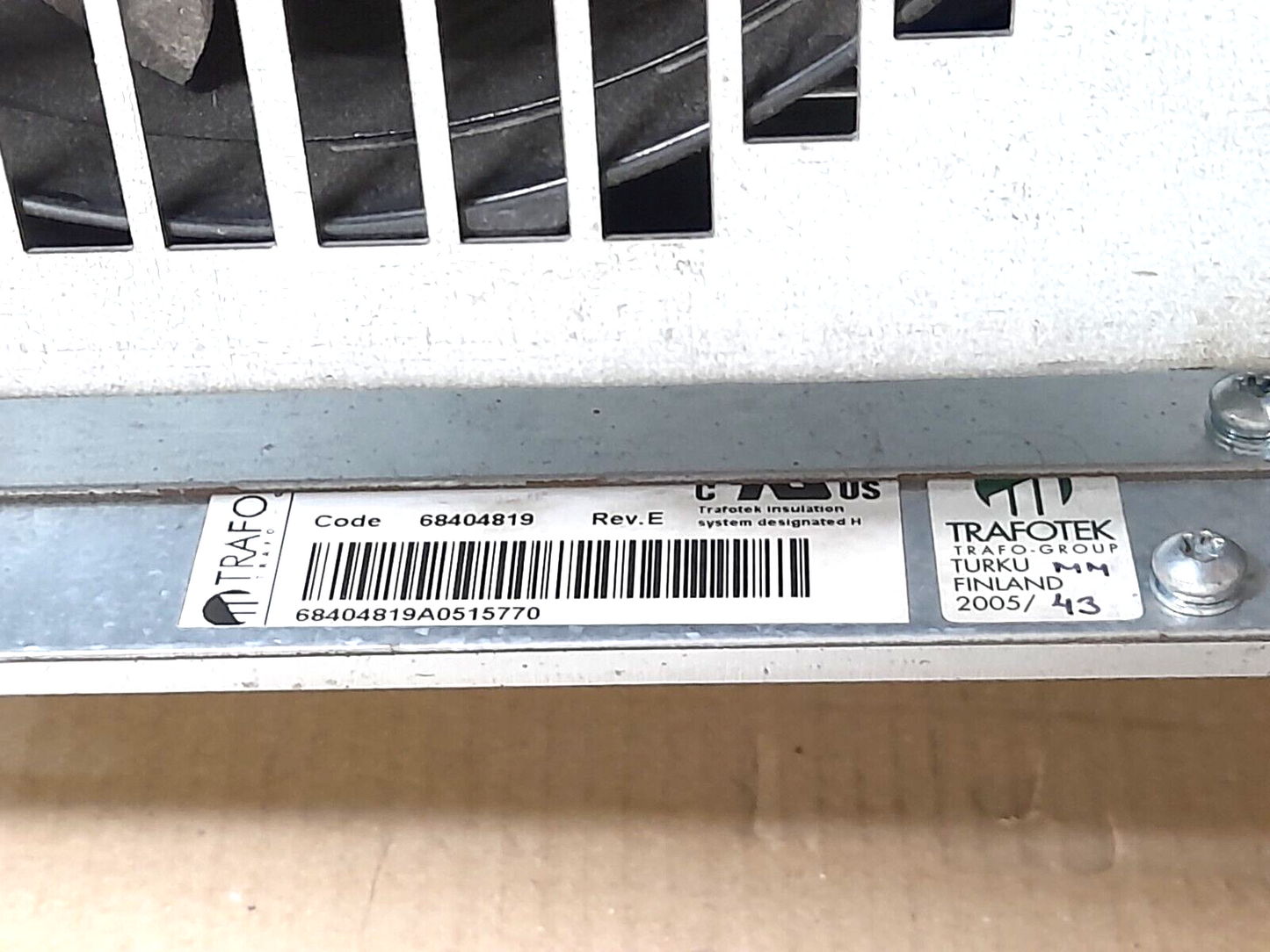 ABB ACS800-U11-0025-5 Drive 68404819 Rev E ACS800U1100255 ACS800