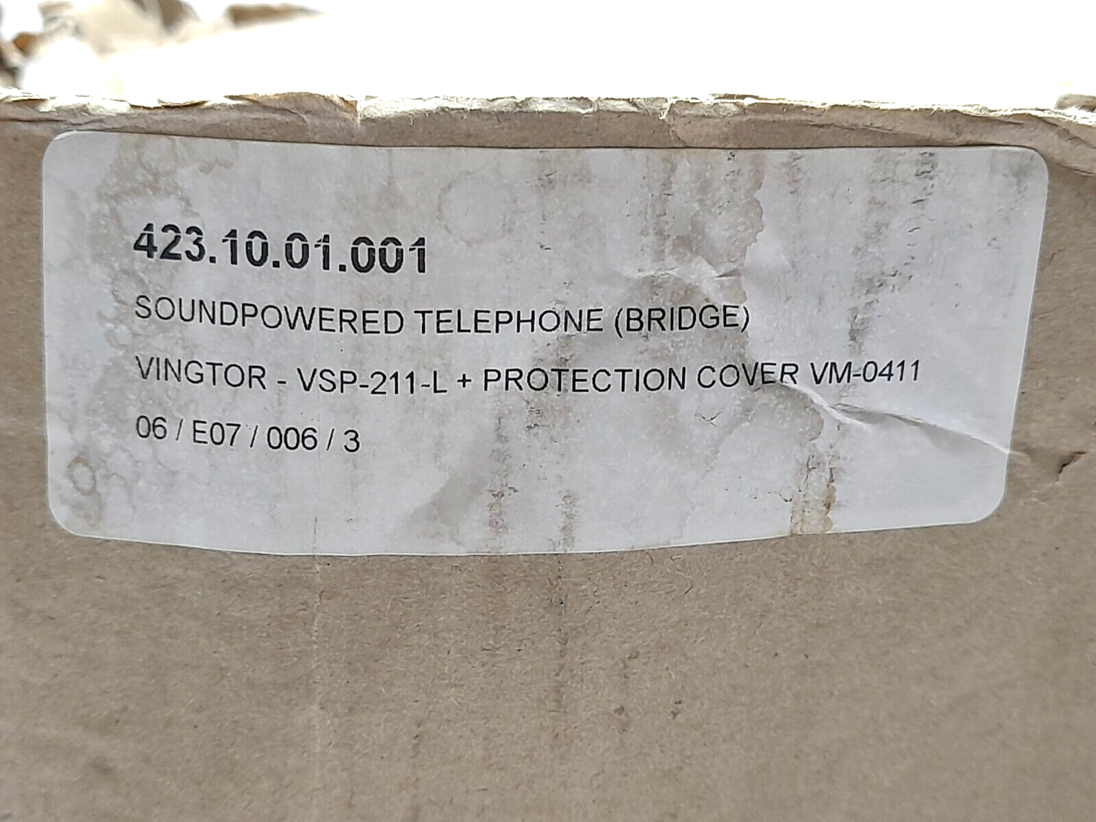 Zenitel Vingtor Stentofon VSP-211-L Soundpowered Telephone 1020600931.0600 Main