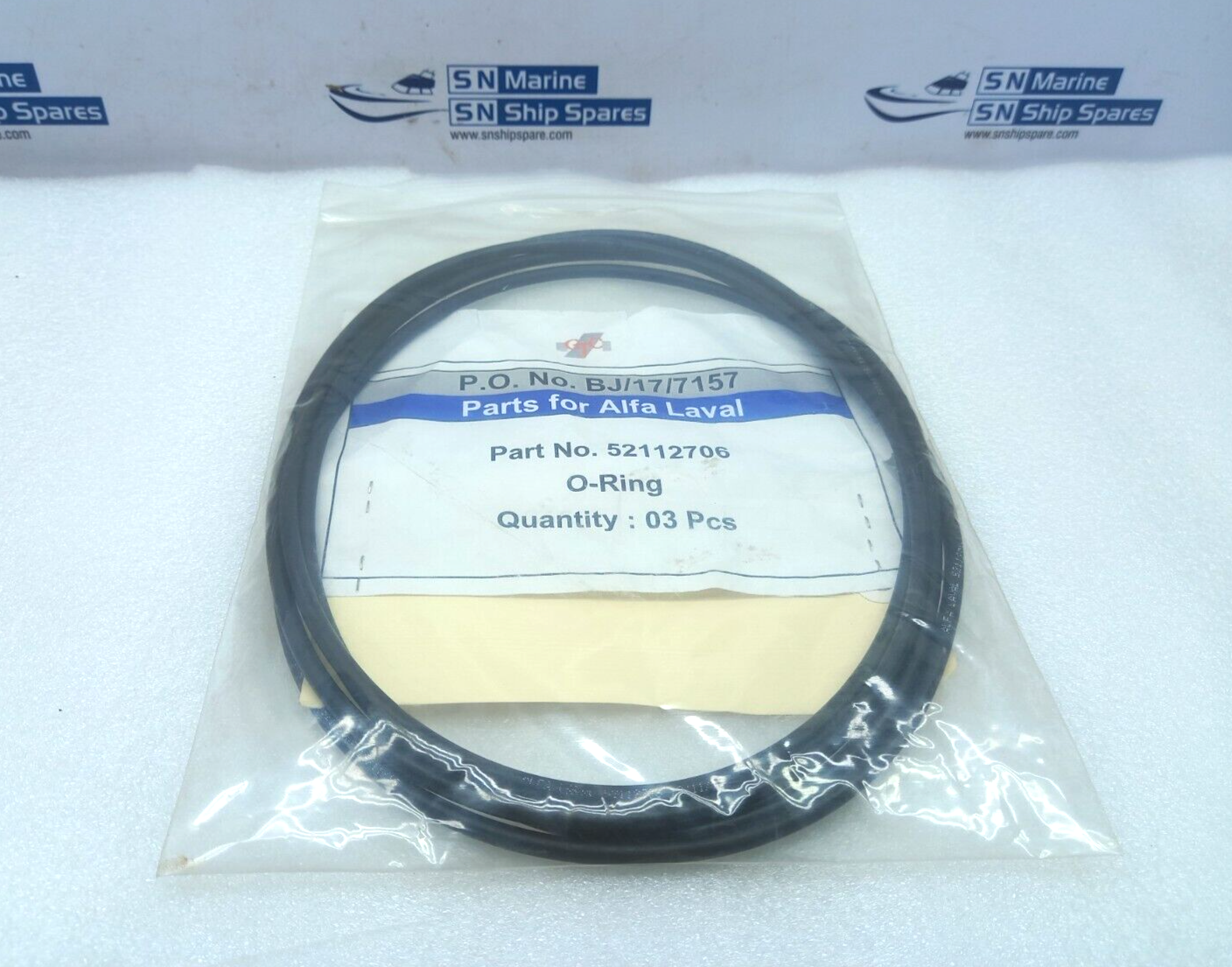 Alfa-Laval 52112706 Rubber Ring For Purifier 4PCs In Lot