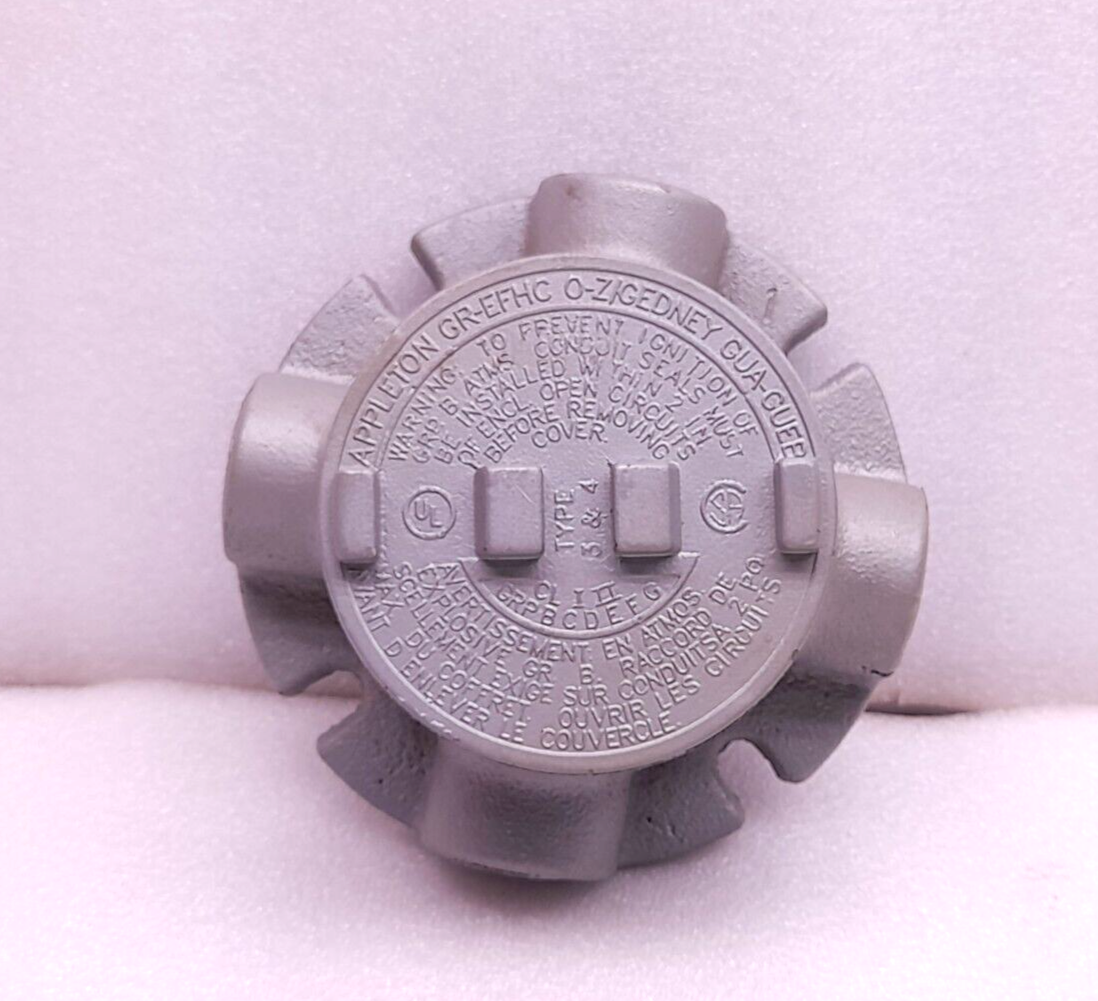 Appleton GRFX50 Junction Box 4-Way ½ In NPT GRF Flanged Explosion Proof