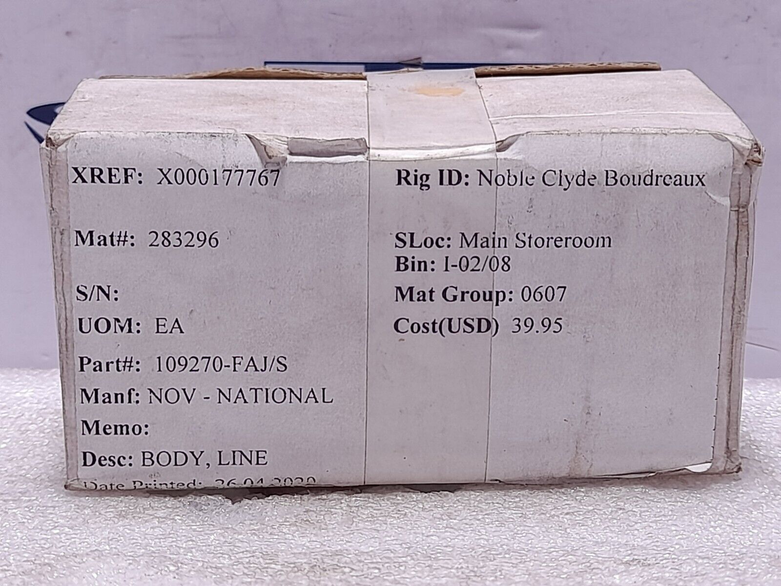 Sun Hydraulics FAJ/S Body Line Nov 109270-FAJ/S