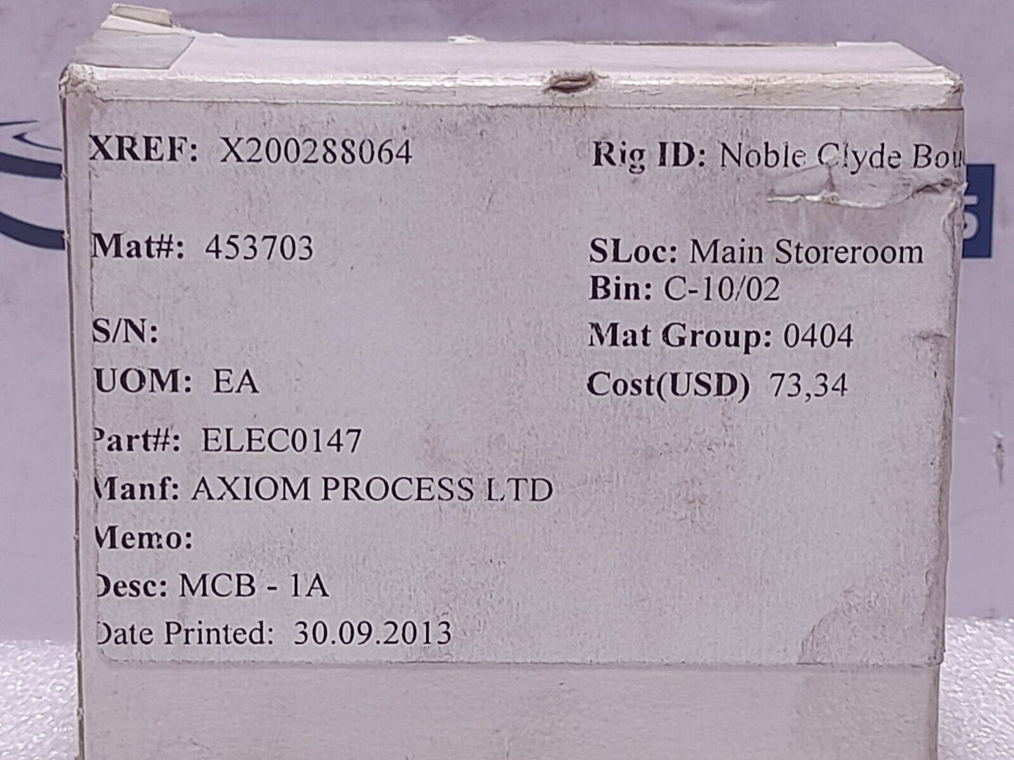 Allen Bradley 1492-SP2D010 Miniature Circuit Breaker 1492SP2D010