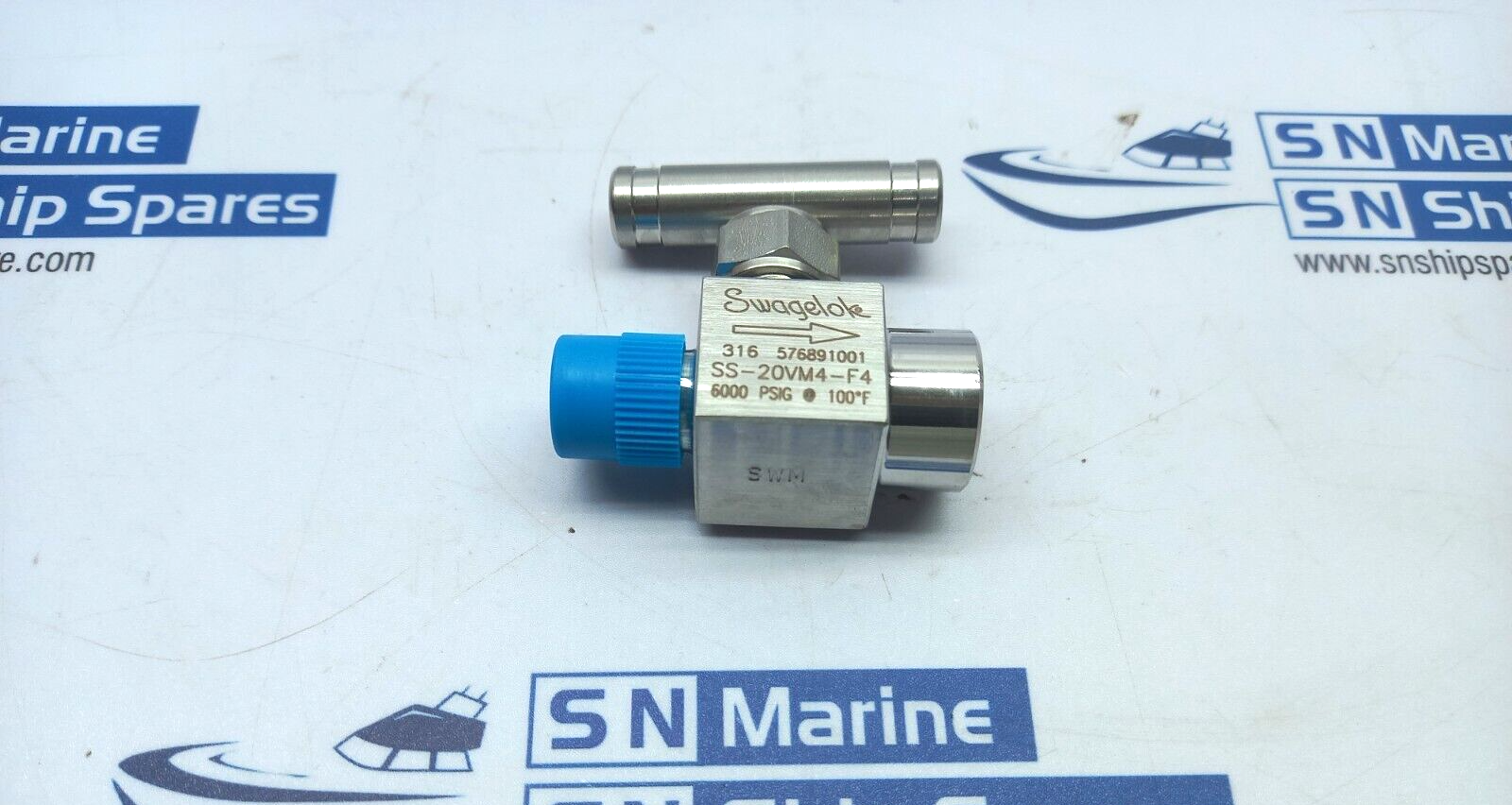 Swagelok SS-20VM4-F4 Integral Bonnet Needle Valve 6000Psig 100F Nov 1120629