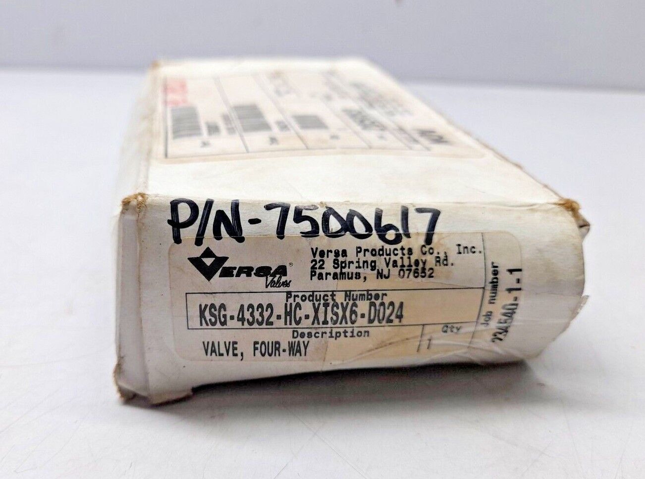 Versa KSG-4332-HC-XISX6-D024 Four Way Solenoid Valve Versa EN-3198-22-XISX6-D024