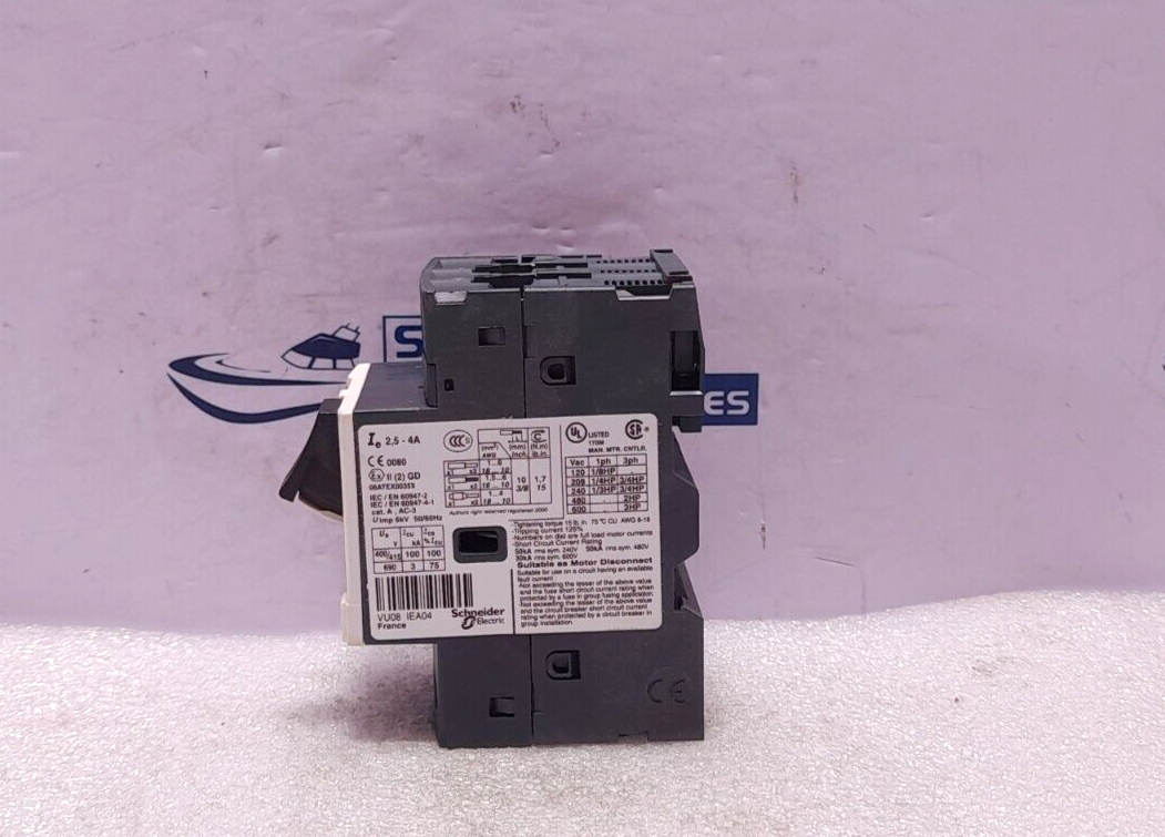 Telemecanique GV2ME08 Manual Stater Motor Protection Circuit Breaker 2.5-4A