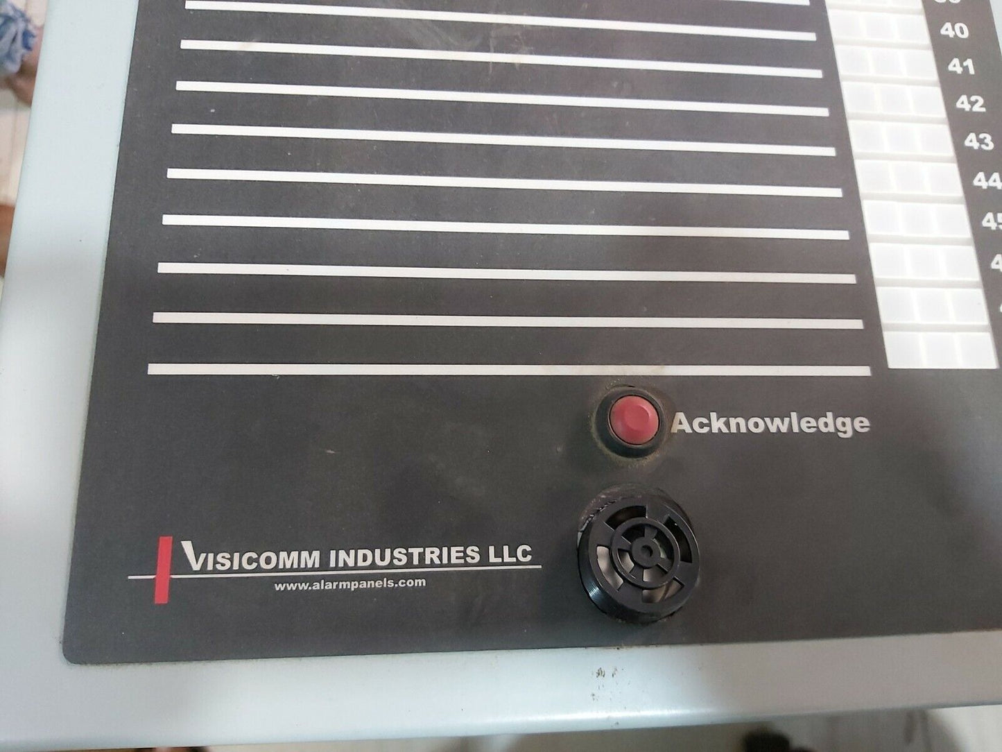 VISICOMM INDUSTRIES NX48C-2B ENGINE ALARM PANEL 