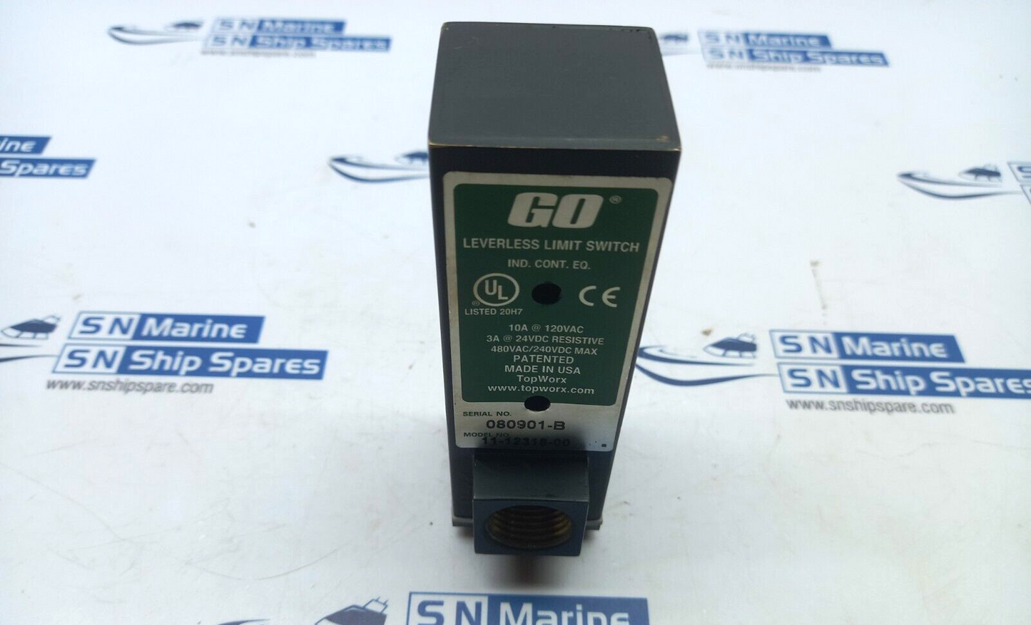 Topworx 11-12318-00 Leverless Limit Switch 120Vac 10A 24Vdc 3A