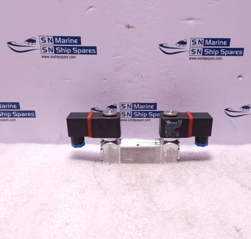 Versa KXX-4334-HC-XISX6-D024 4-Way Valve Alum 24VDC 1.6W PSIG 25-115 Min-Max