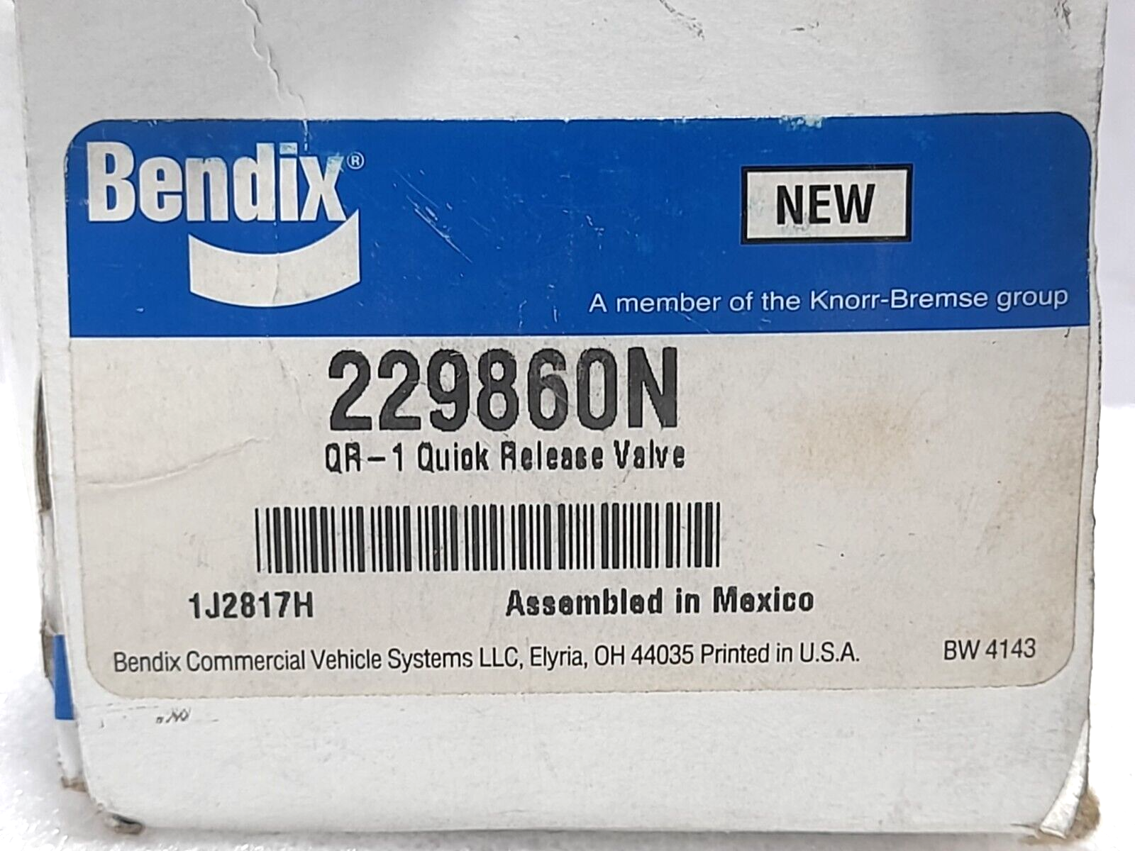 Bendix 229860N Quick Release Valve