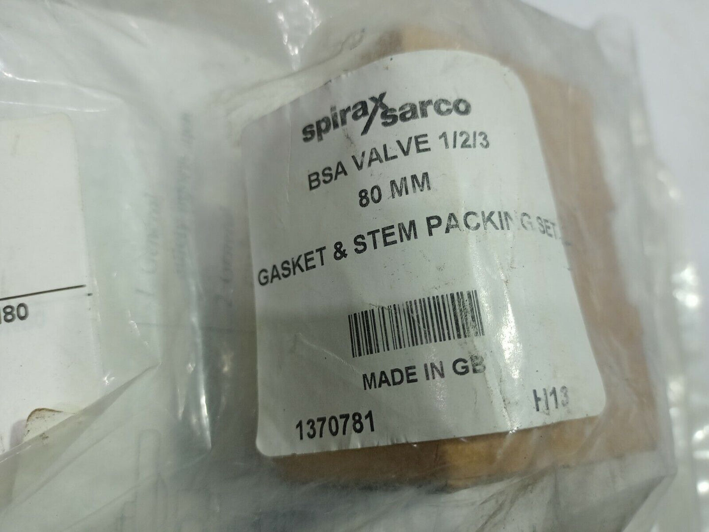 Spirax Sarco BSA3 DN80 Gasket & Stem Packing Kit 80MM