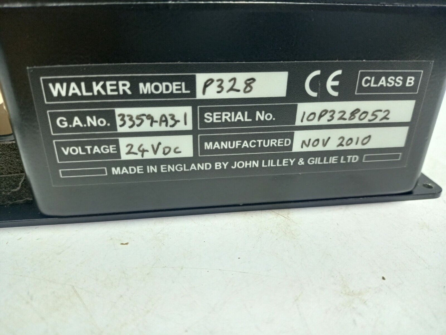 Walker P328 T-P310 Analogue Wing Speed Indicator 0-80 Knots 24VDC