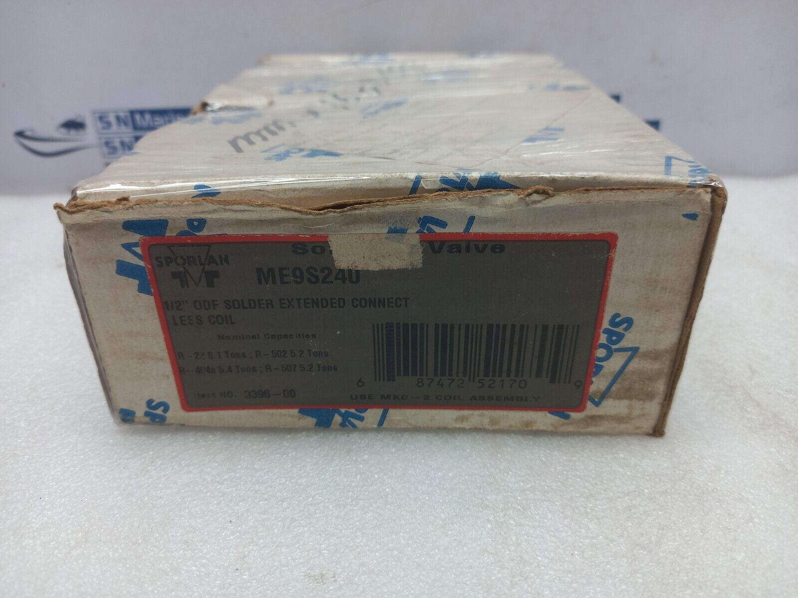 Sporlan ME9S240 Solenoid Valve 1/2” ODF Solder Extended Connect Parker