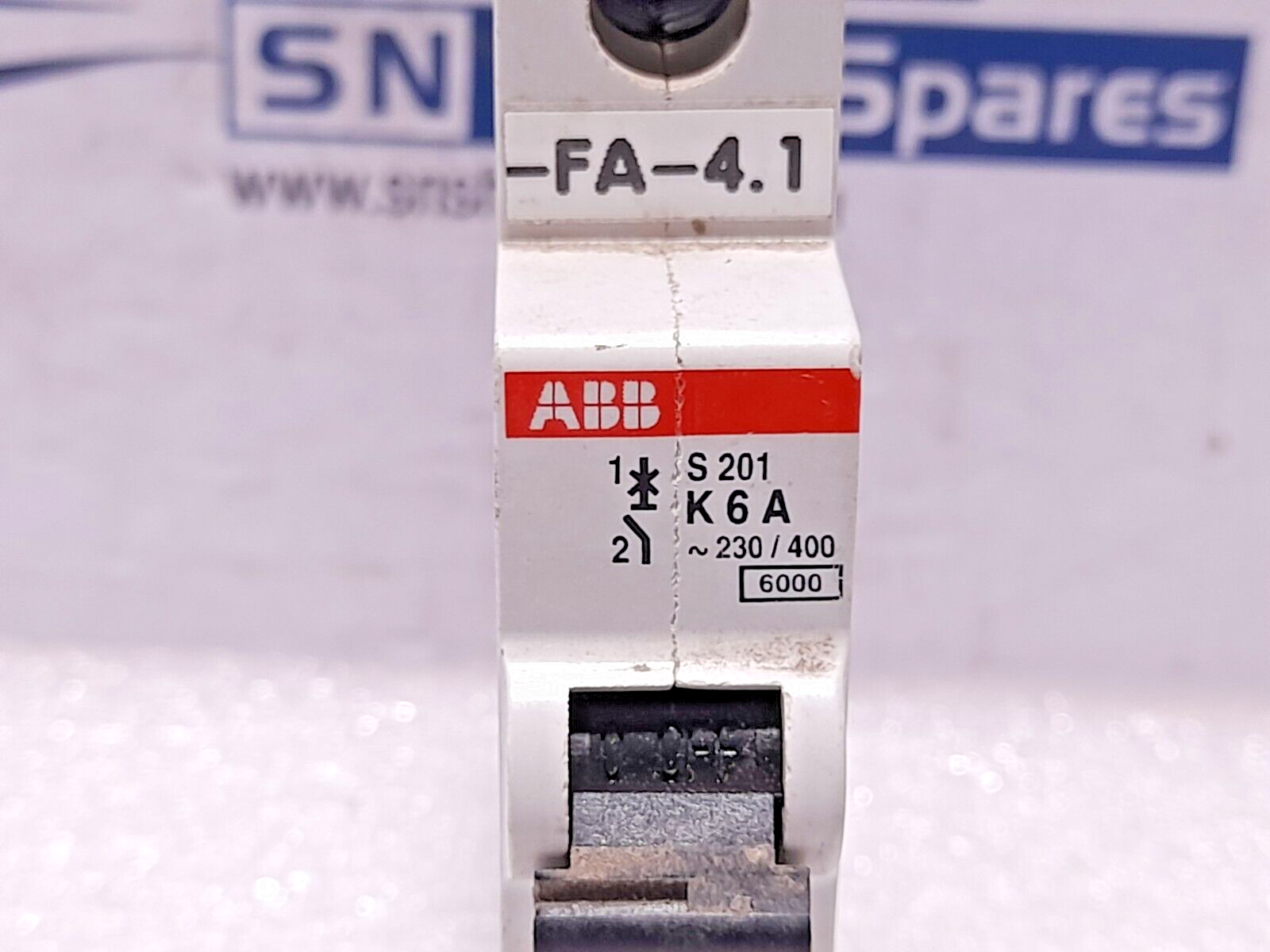 ABB S201-K6 Single Pole Circuit Breaker ~230/400 2CD S251 001 R0377 3PCs/Lot