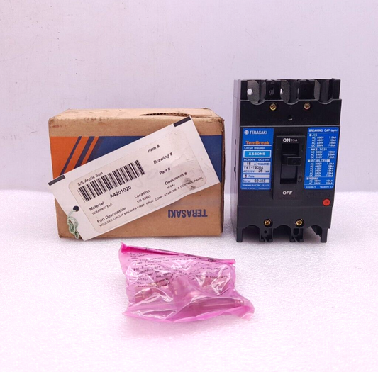 Terasaki XS50NS Tem Break 15A 3P Circuit Breaker