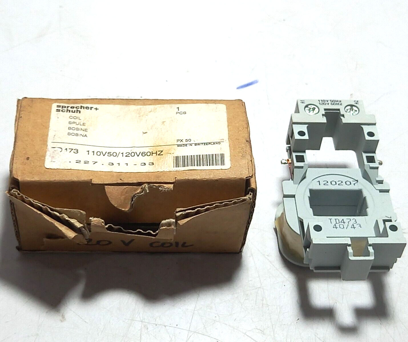 Sprecher Schuh TD473 Coil 110V50Hz 120V60Hz 22-227-311-33