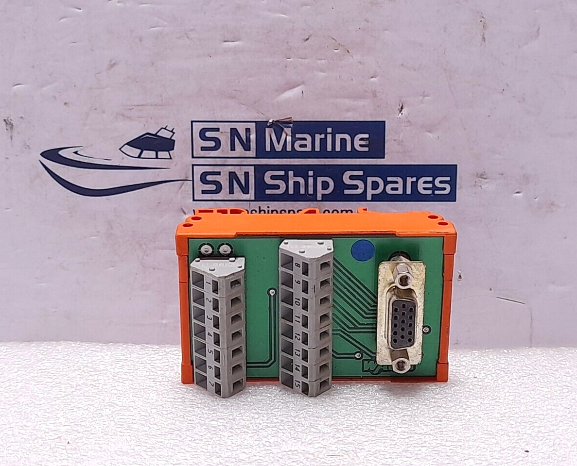 WAGO 50036611 15 Pin HI Density 4504 75601 2PCs In Lot