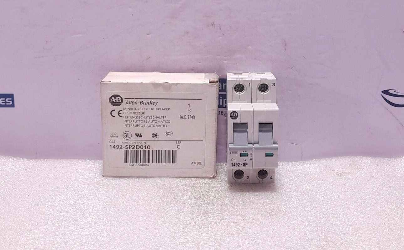 Allen Bradley 1492-SP2D010 Miniature Circuit Breaker 1492SP2D010