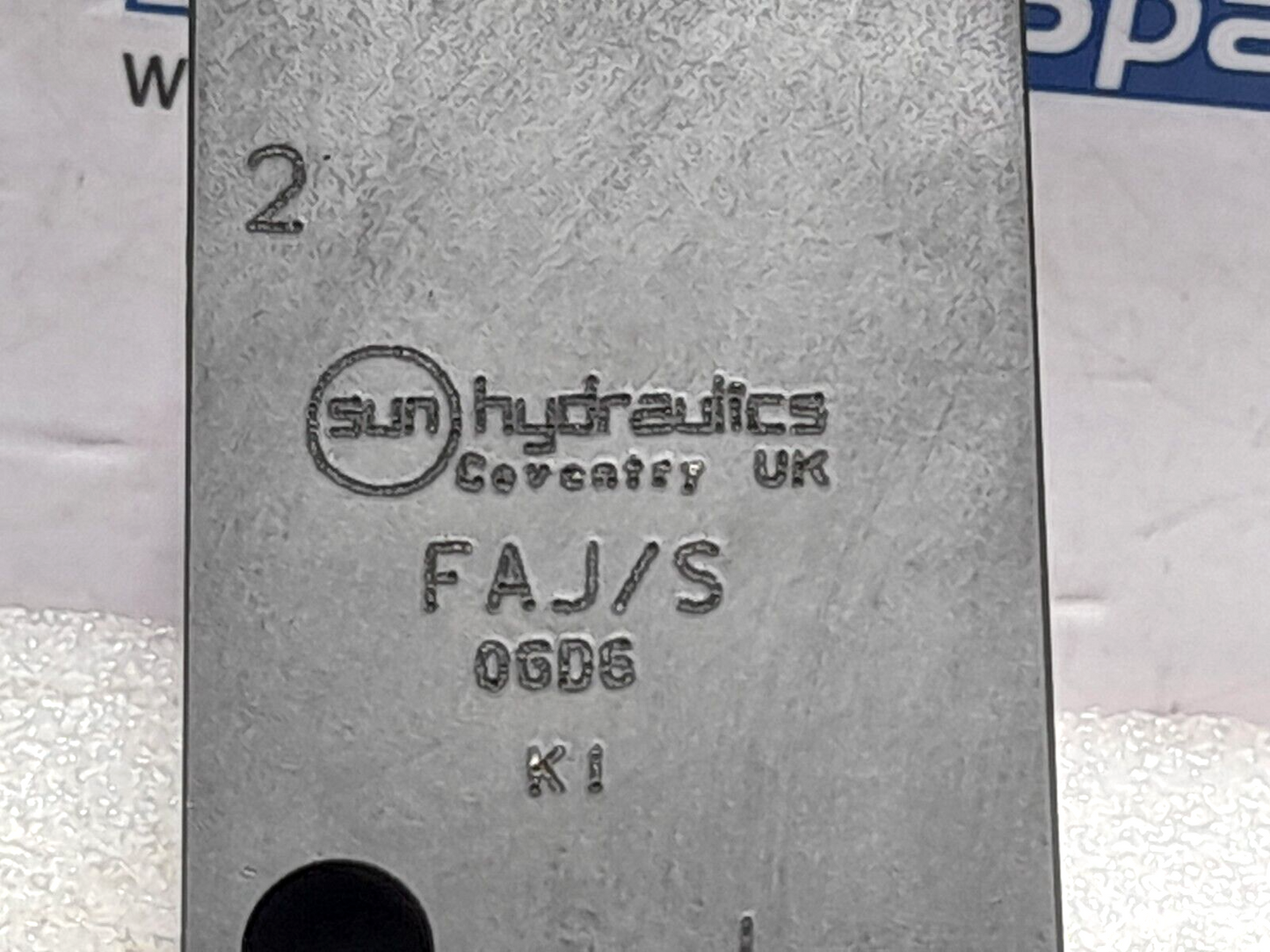 Sun Hydraulics FAJ/S Body Line Nov 109270-FAJ/S