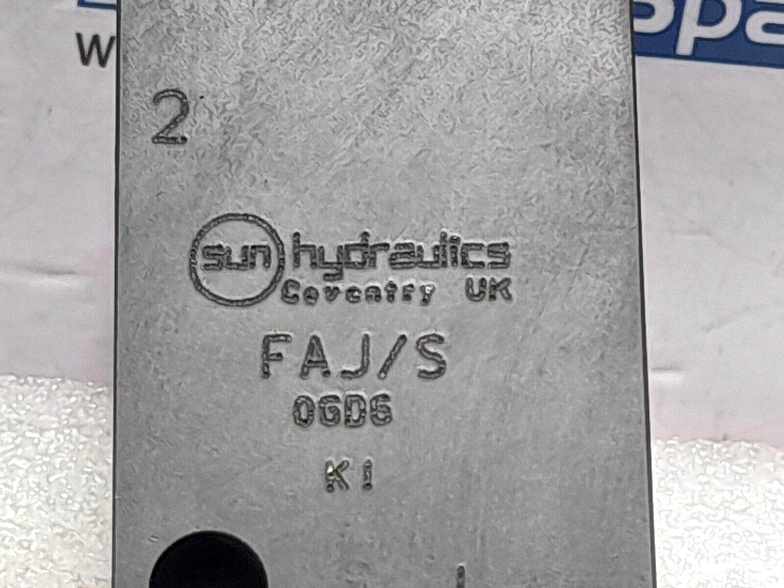 Sun Hydraulics FAJ/S Body Line Nov 109270-FAJ/S