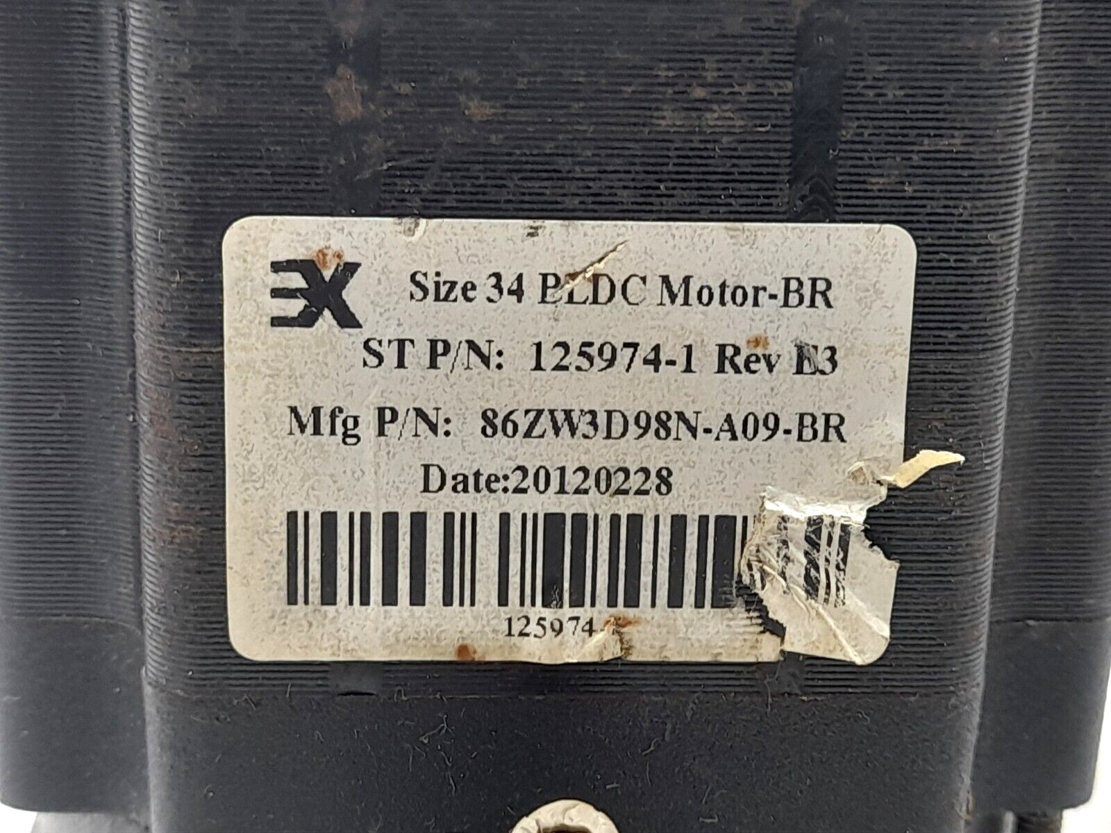 3X 86ZW3D98N-A09-BR Size 34 BLDC Motor BR Sea Tel ST 125974-1 Rev E3 M&L 127944-