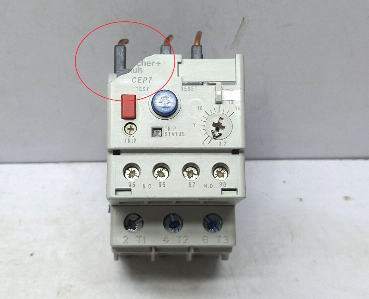 Sprecher Schuh CEP7-EEDB Overload Relay 600V Max Current 3.2-16