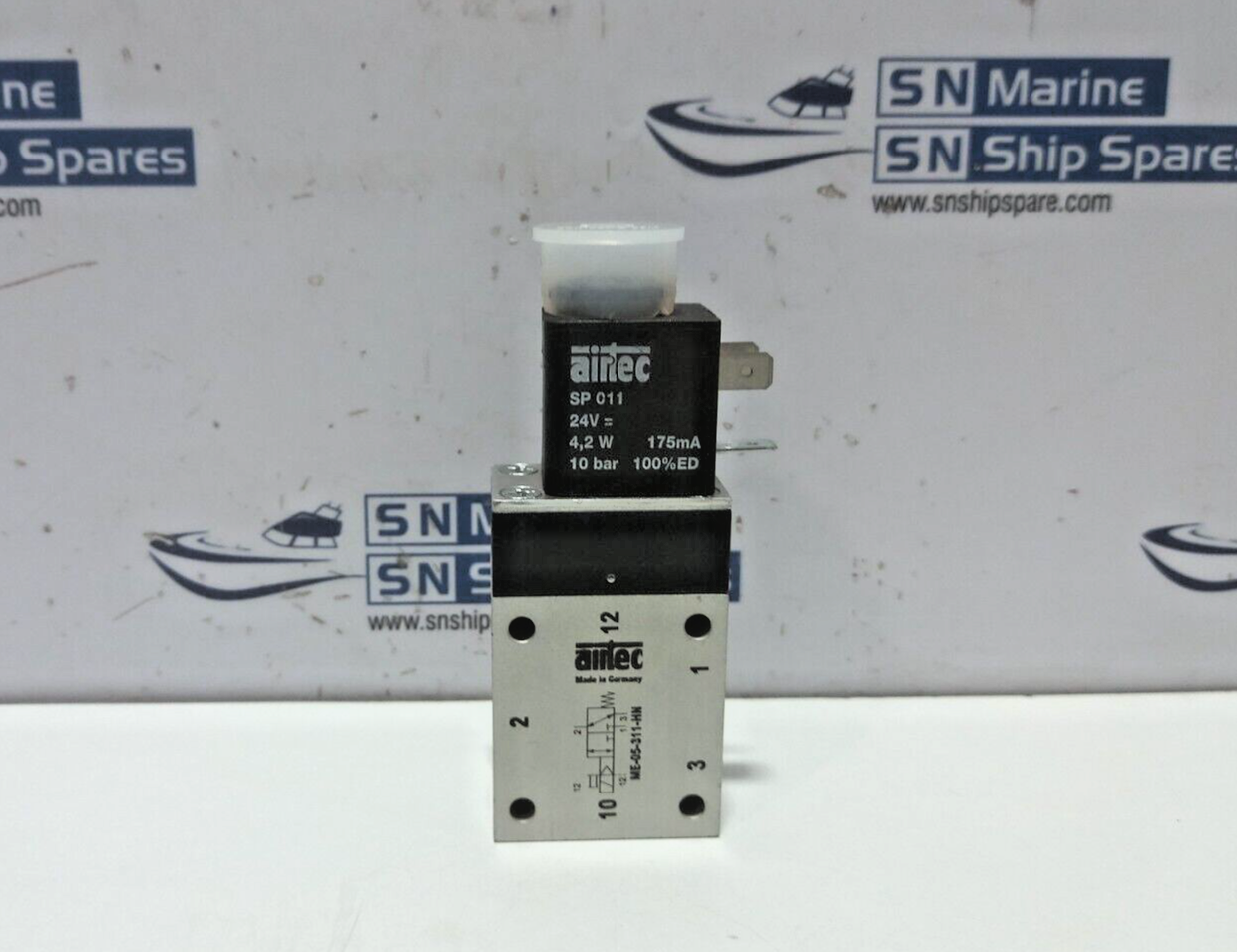 AIRTEC ME-05-311-HN Solenoid Valve With ARTEC SP011 Solenoid Coil 24V 4,2W 10Bar