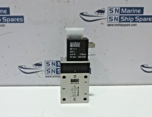 AIRTEC ME-05-311-HN Solenoid Valve With ARTEC SP011 Solenoid Coil 24V 4,2W 10Bar