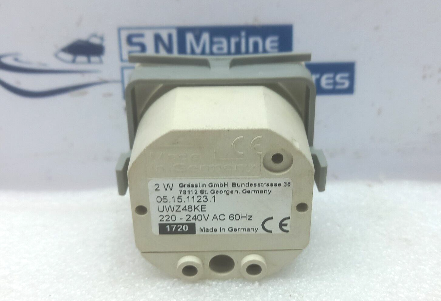 Grasslin 05.15.1123.1 Hour Meter 220-240V~60Hz UWZ48KE