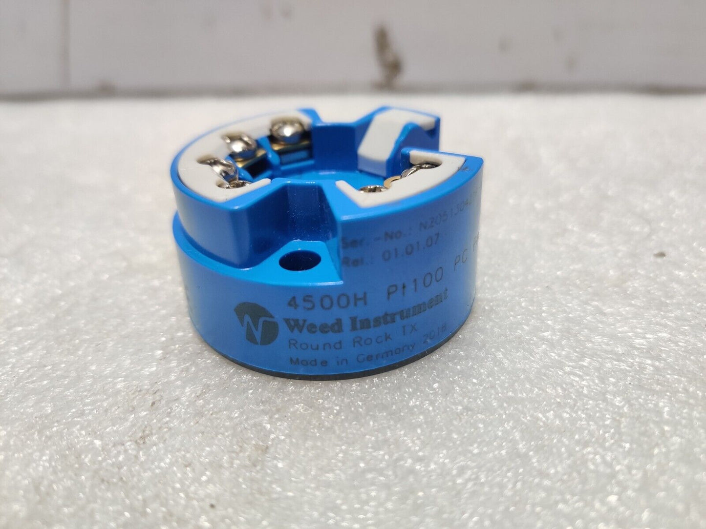 Weed Instrument 4500H Pt100 Programmable RTD Temperature Transmitter
