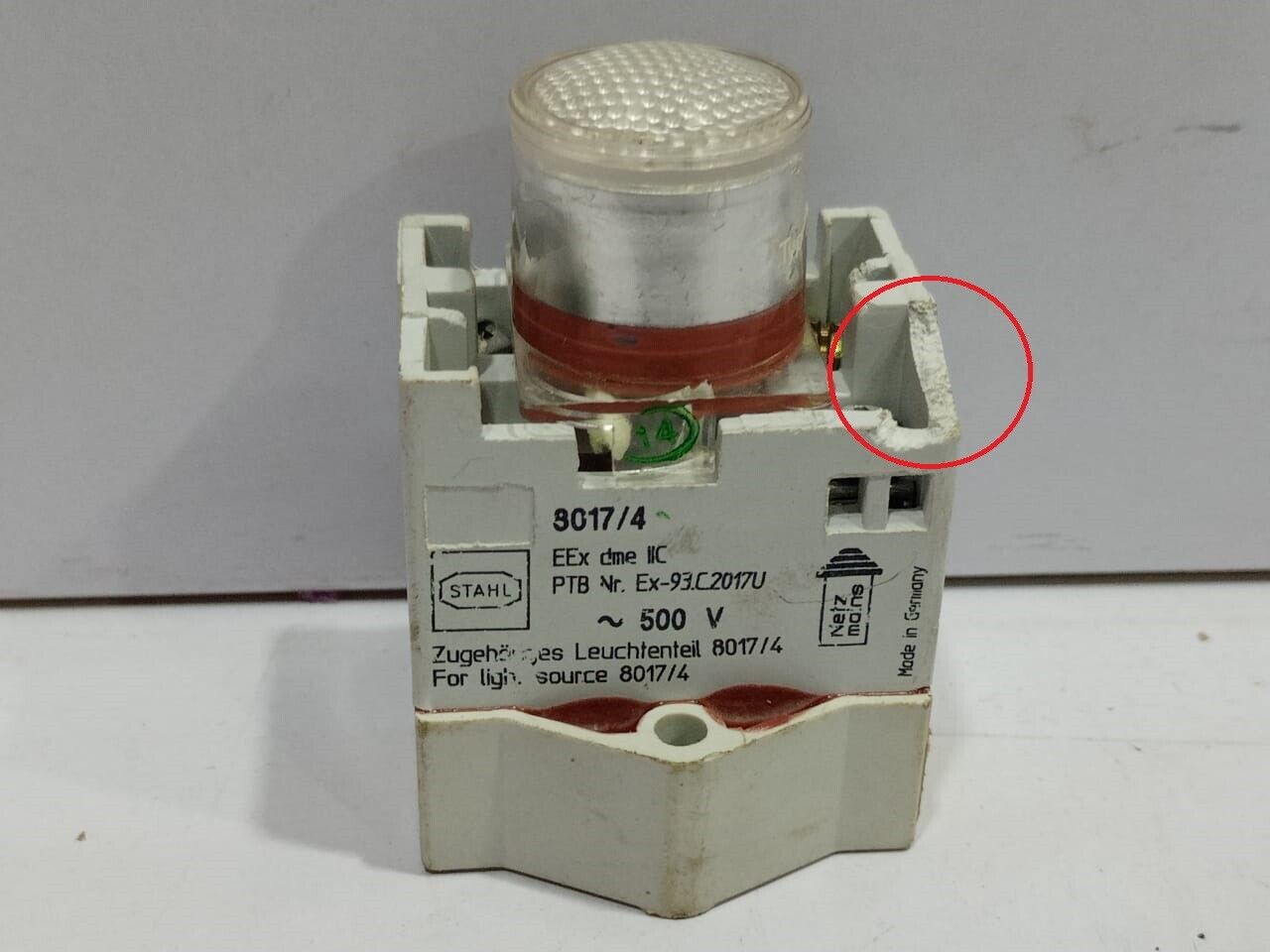 Stahl 8017/4 Indicator Light ~500V