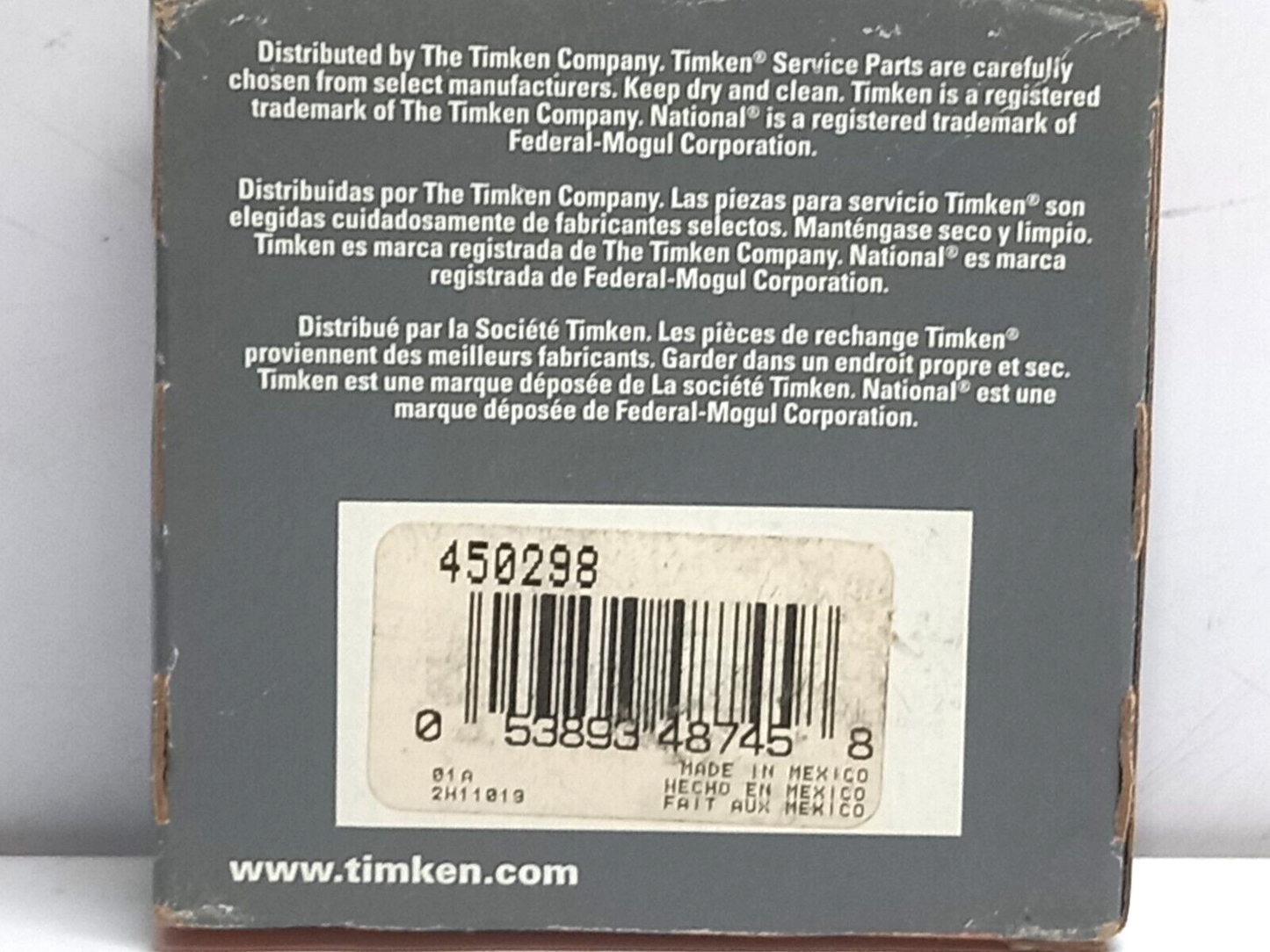 Timken National 450298 Oil Seal 1.875 x 3.000 x 0.500