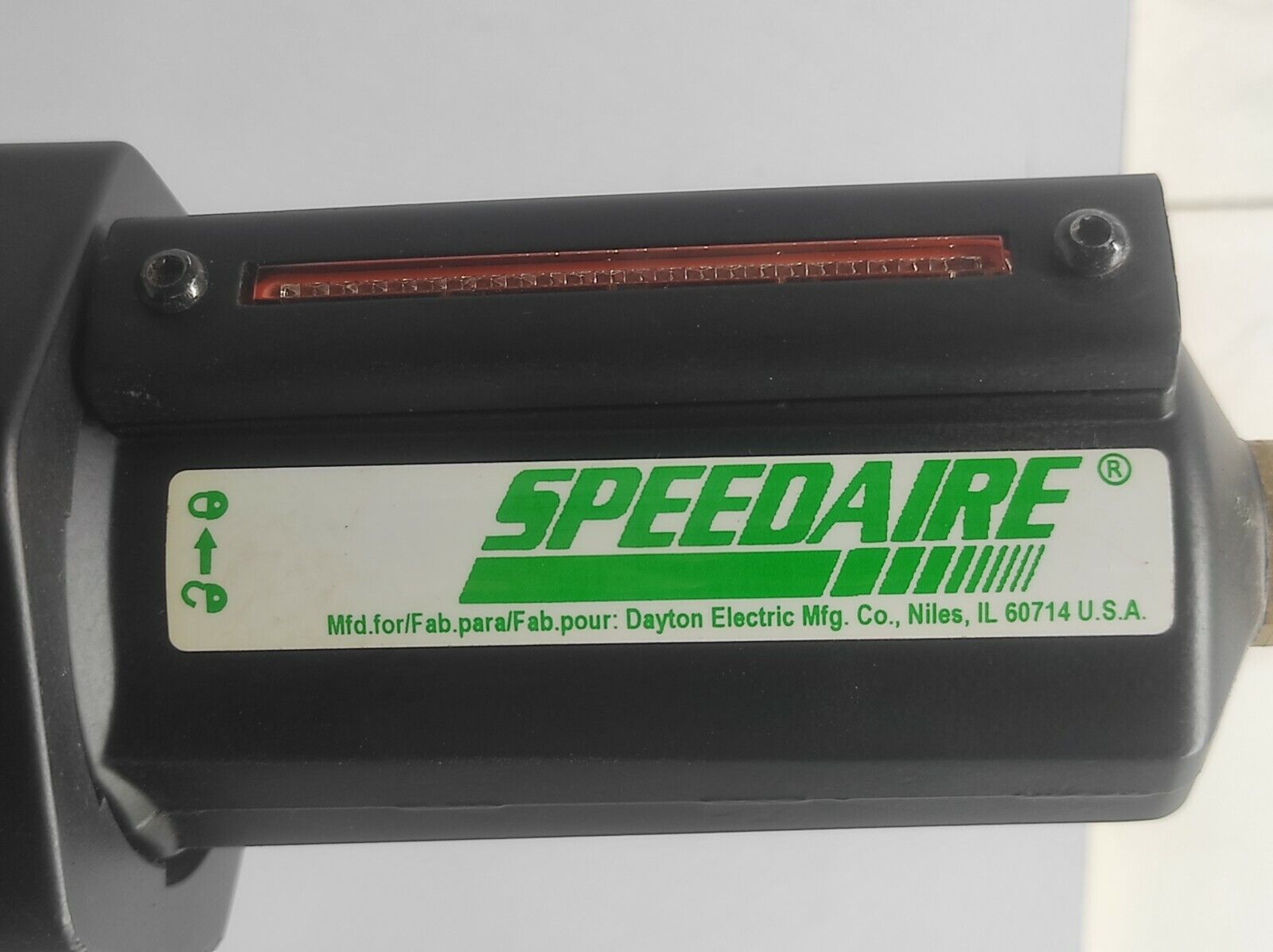 Speedaire 4ZL15 Separator Condensate Inlet 250PSIG 17Bar Max Temp 175◦F 80◦C Max