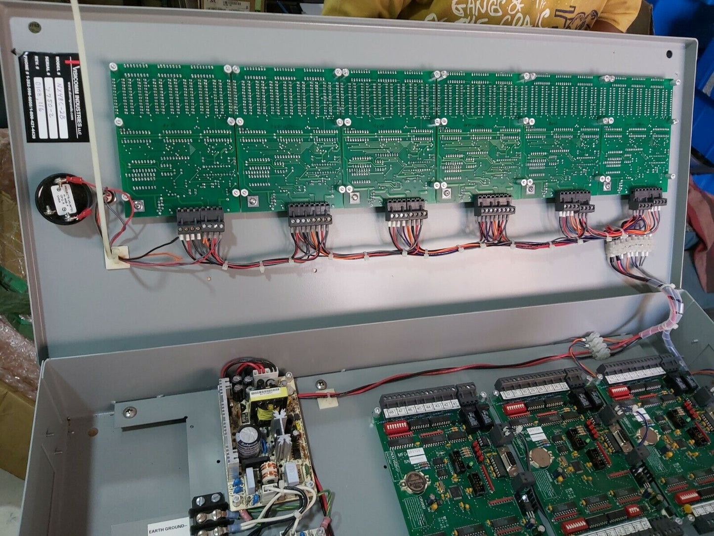 VISICOMM INDUSTRIES NX48C-2B ENGINE ALARM PANEL 