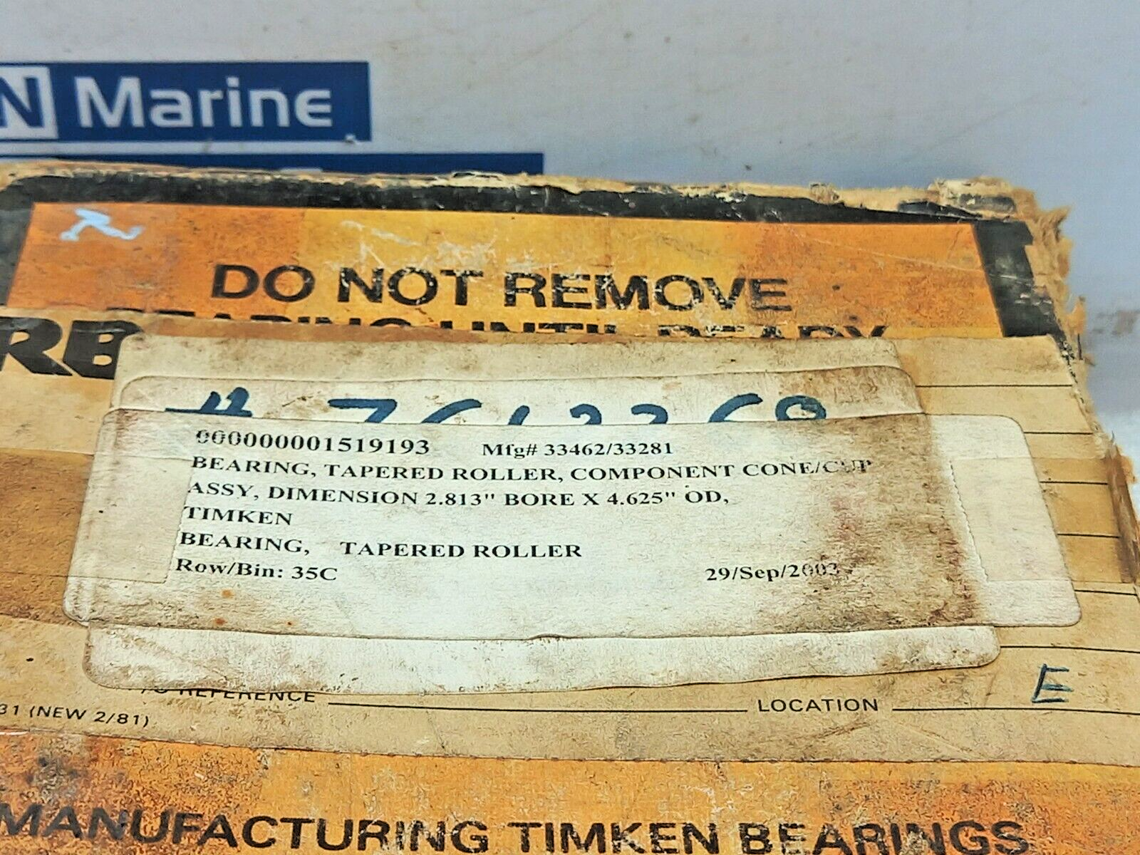 Timken 33281 Tapered Roller Bearing 33462